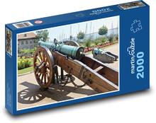 Cannon - war pistol, historical Puzzle 2000 pieces - 90 x 60 cm