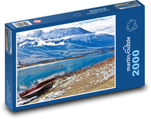 See - Schnee, Berge Puzzle 2000 Teile - 90 x 60 cm