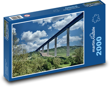 Nadjezd - most, přeprava Puzzle 2000 - 90x60 cm