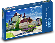 Hrad - kláštor, architektúra Puzzle 2000 dielikov - 90 x 60 cm
