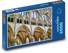 Katedrála - oblúky, architektúra Puzzle 2000 dielikov - 90 x 60 cm