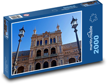 Plaza De Espania - palace, Spain Puzzle 2000 pieces - 90 x 60 cm