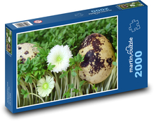 Wachteleier - Brunnenkresse, Eier Puzzle 2000 Teile - 90 x 60 cm