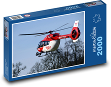 Helicopter - ambulance, helicopter Puzzle 2000 pieces - 90 x 60 cm