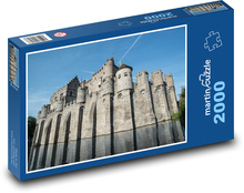 Hrad - Belgie, starověký Puzzle 2000 dílků - 90 x 60 cm