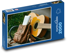Gitarre - Liederbuch, Rucksack Puzzle 2000 Teile - 90 x 60 cm
