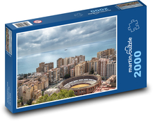 Miasto Malaga - Hiszpania, arena walki byków Puzzle 2000 elementów - 90x60 cm