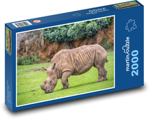 Nosorožec - divoký savec, zvíře Puzzle 2000 dílků - 90 x 60 cm
