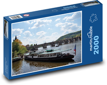 Praga - statek wycieczkowy Puzzle 2000 elementów - 90x60 cm