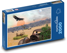 Farma - fantázia Puzzle 2000 dielikov - 90 x 60 cm