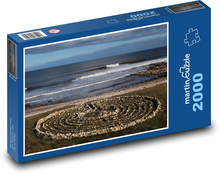 Kruh - labyrint Puzzle 2000 dílků - 90 x 60 cm