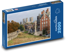 Anglicko - mesto York Puzzle 2000 dielikov - 90 x 60 cm