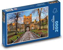 Anglie - hrad Durham  Puzzle 2000 dílků - 90 x 60 cm