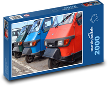 Piaggio Ape - tříkolka Puzzle 2000 dílků - 90 x 60 cm