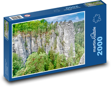Nemecko - Saské Švajčiarsko Puzzle 2000 dielikov - 90 x 60 cm