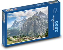 Szwajcaria - Oberland Berneński Puzzle 2000 elementów - 90x60 cm