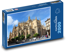 Španělsko - palác, katedrála Puzzle 2000 - 90x60 cm