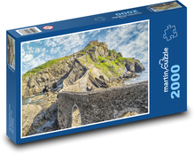 Küste - Brücke, Berg Puzzle 2000 Teile - 90 x 60 cm