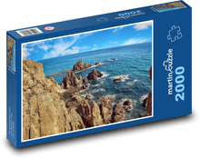 Klippen im Meer - Felsen, Ozean Puzzle 2000 Teile - 90 x 60 cm