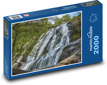 Vodopád - Španielsko, príroda Puzzle 2000 dielikov - 90 x 60 cm