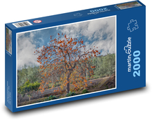 Kaki - ovocie, strom Puzzle 2000 dielikov - 90 x 60 cm