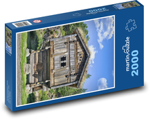 Holzhaus - uralt, rustikal Puzzle 2000 Teile - 90 x 60 cm
