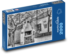 Kamin - Zuhause, Architektur Puzzle 2000 Teile - 90 x 60 cm
