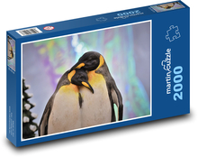 Zamilovaní tučňáci - pár, láska Puzzle 2000 - 90x60 cm