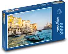 Włochy - Wenecja, statki Puzzle 2000 elementów - 90x60 cm