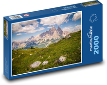 Itálie - hory, příroda Puzzle 2000 dílků - 90 x 60 cm