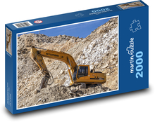 Working machine - excavator Puzzle 2000 pieces - 90 x 60 cm