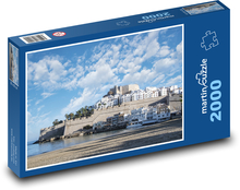 Plaża, zamek, morze Puzzle 2000 elementów - 90x60 cm