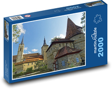 Hrad, kostel, zámek Puzzle 2000 dílků - 90 x 60 cm