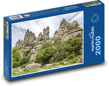 Spain - Malaga, rock Puzzle 2000 pieces - 90 x 60 cm