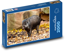 Wildes Spiel - Schwein Puzzle 2000 Teile - 90 x 60 cm