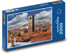 Włochy - miasto, architektura Puzzle 2000 elementów - 90x60 cm