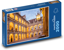 Graz - budova, osvětlení Puzzle 2000 - 90x60 cm