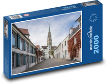 Szwajcaria - Europa, ulica Puzzle 2000 elementów - 90x60 cm