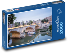 Tibetský most - Řím, Itálie Puzzle 2000 dílků - 90 x 60 cm