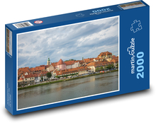 Maribor - rieka Drava, Slovinsko Puzzle 2000 dielikov - 90 x 60 cm