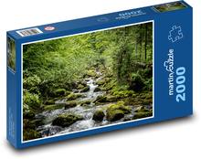 Divoká voda - tok, příroda Puzzle 2000 dílků - 90 x 60 cm