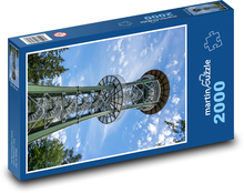 Vyhliadková veža - konštrukcia, stavba Puzzle 2000 dielikov - 90 x 60 cm