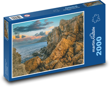 Útesy v mori - skaly, oceán Puzzle 2000 dielikov - 90 x 60 cm