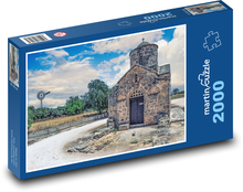 Stredoveký kostol - architektúra, Cyprus Puzzle 2000 dielikov - 90 x 60 cm
