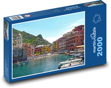 Vernazza - Itálie, budovy Puzzle 2000 dílků - 90 x 60 cm