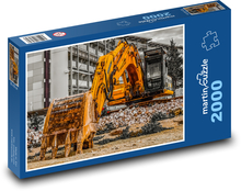 Excavator - heavy machine, excavator Puzzle 2000 pieces - 90 x 60 cm