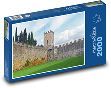 Pevnost - věž, Itálie Puzzle 2000 dílků - 90 x 60 cm