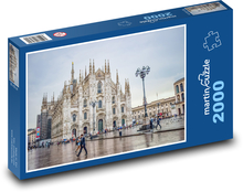 Piazza del Duomo - Quadrat, Italien Puzzle 2000 Teile - 90 x 60 cm