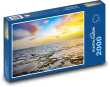 Sunset - clouds, beach Puzzle 2000 pieces - 90 x 60 cm