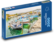 Fischereihafen - Dock, Boote Puzzle 2000 Teile - 90 x 60 cm